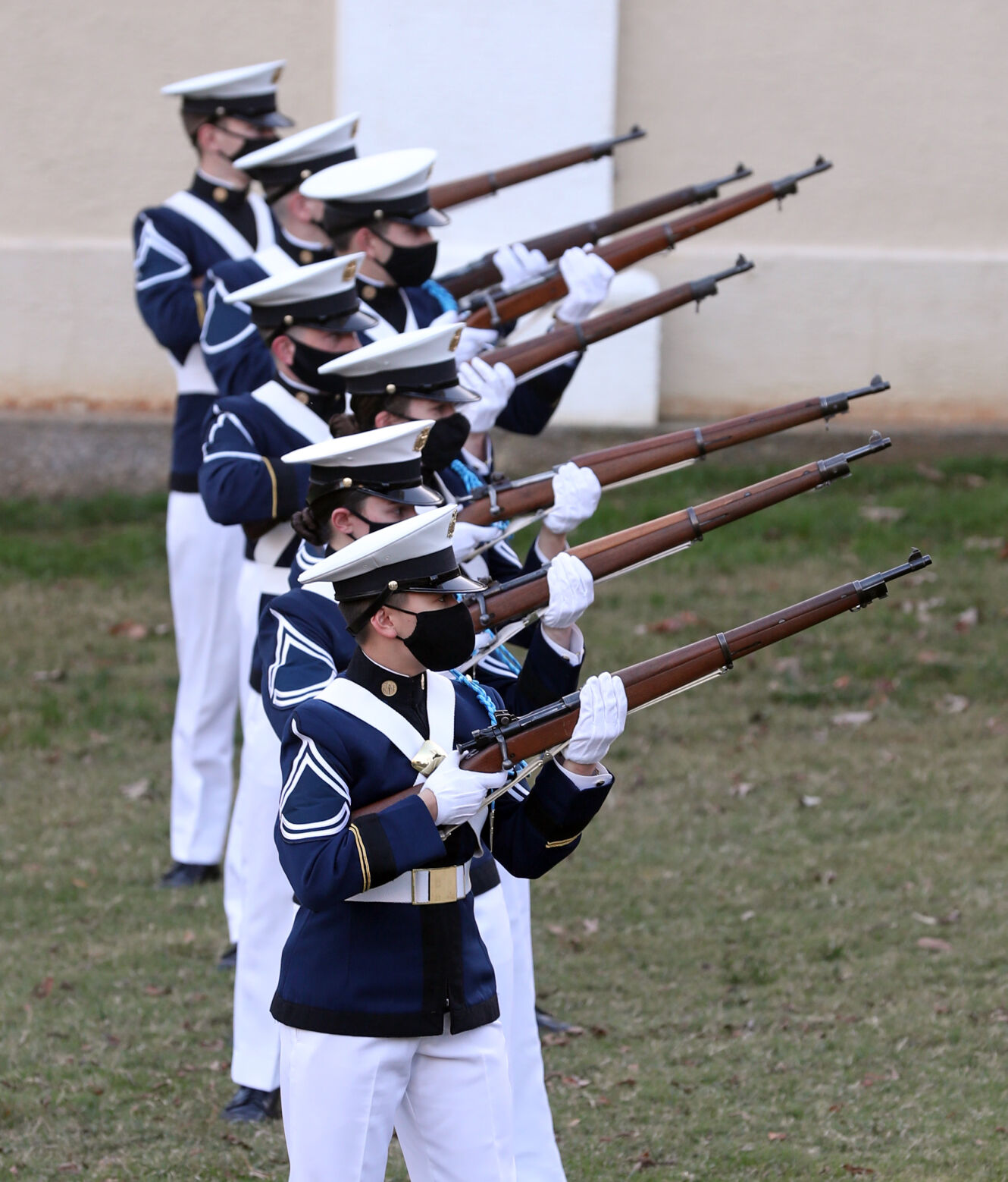 Gregory Guard 21-gun salute